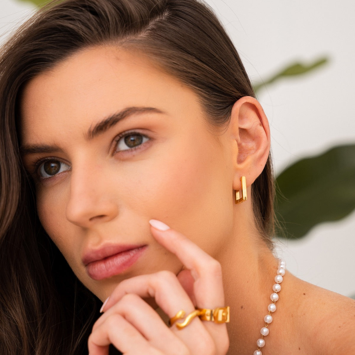 Nova – Boucles d’Oreilles Plaquées Or 18K