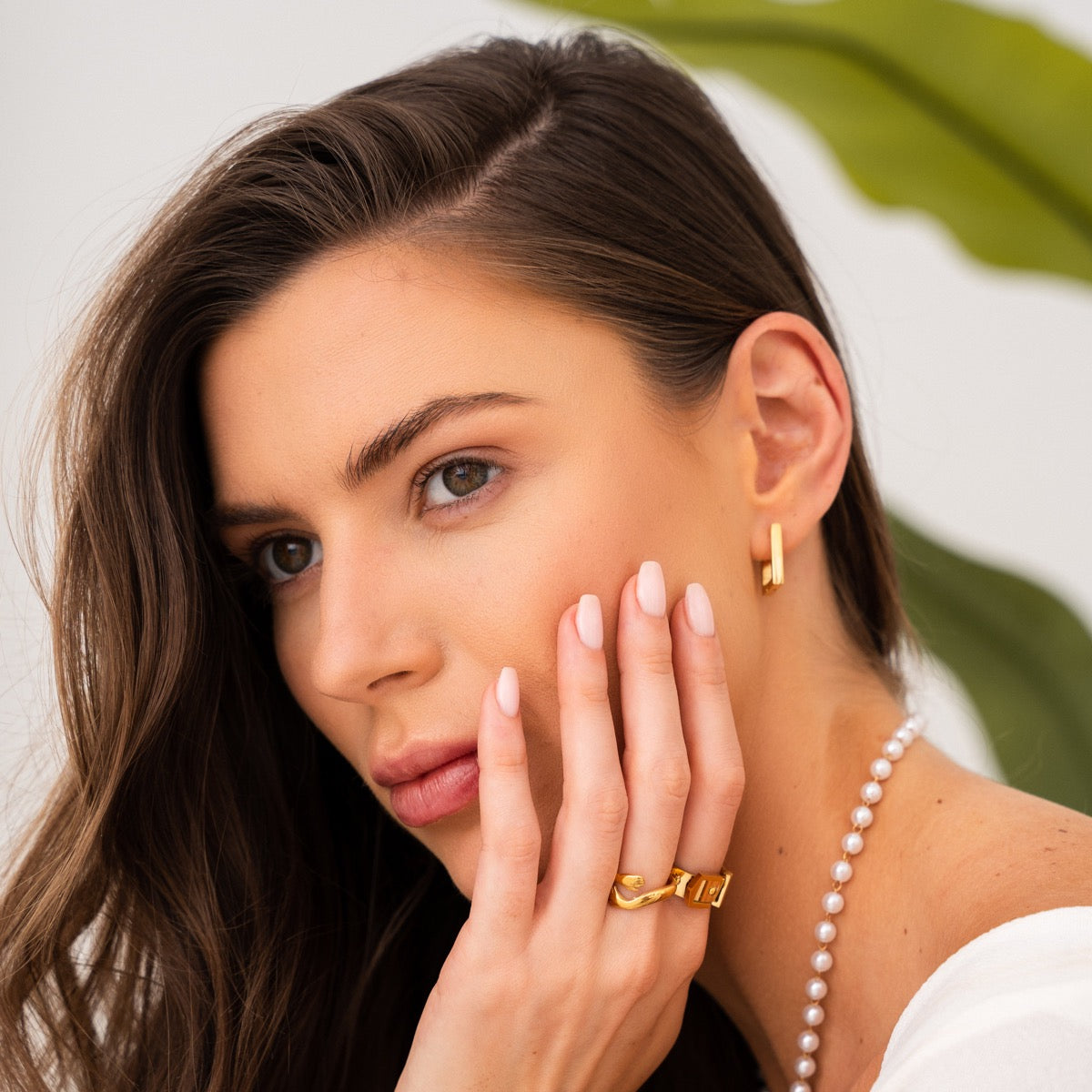 Nova – Boucles d’Oreilles Plaquées Or 18K