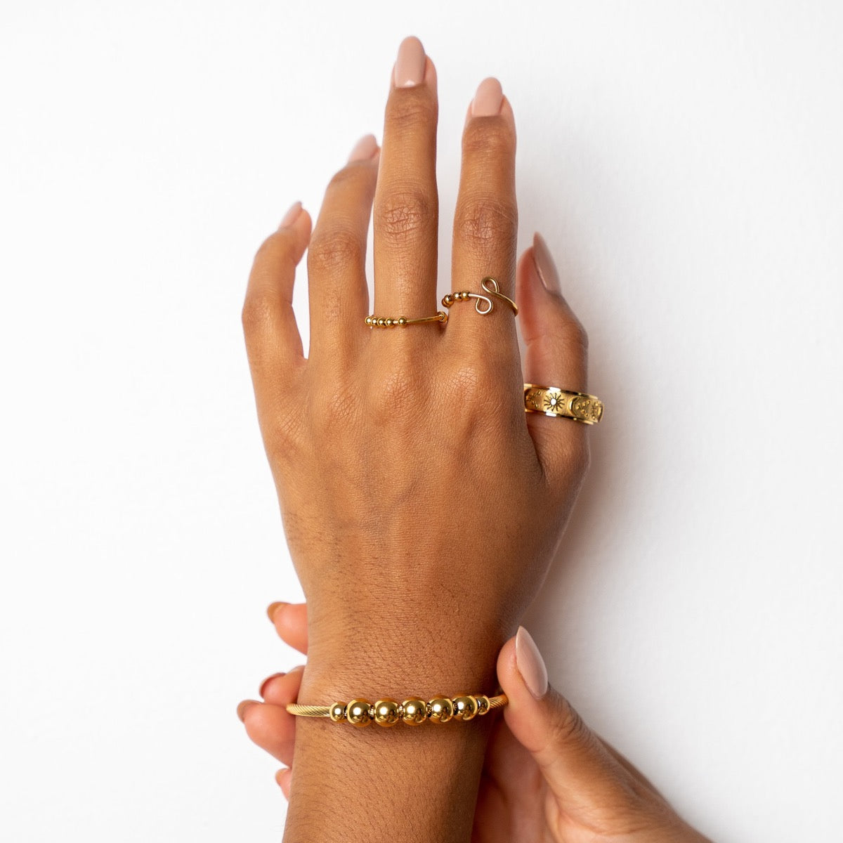 Neri – Bague Anti-Stress Ajustable à Perles