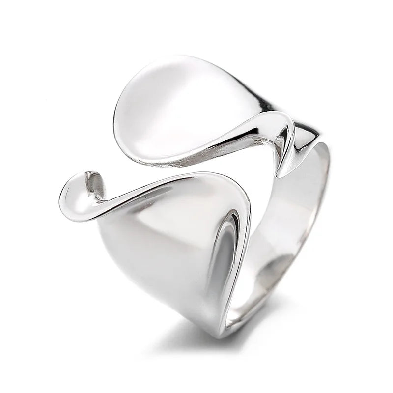 Zerelle – Bague Enveloppante en Argent Sterling