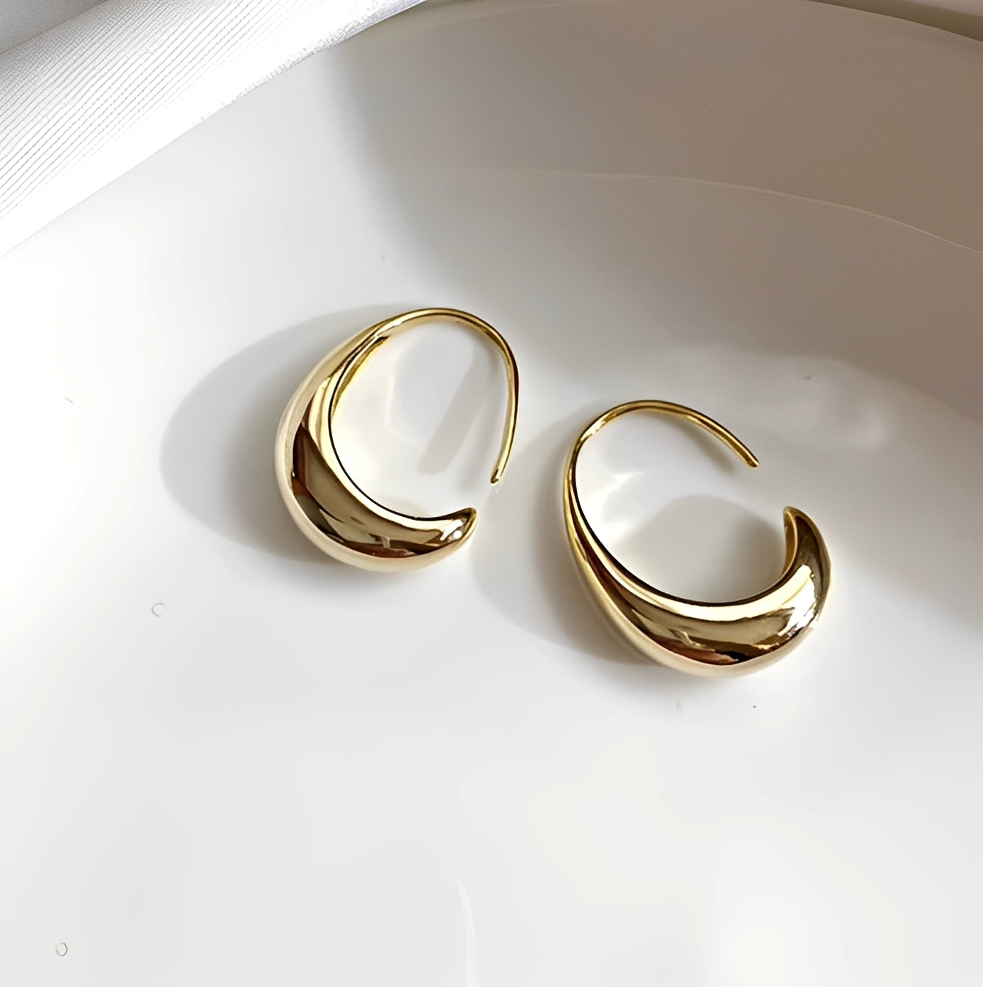 Zeinab – Boucles d’Oreilles Créoles en Or
