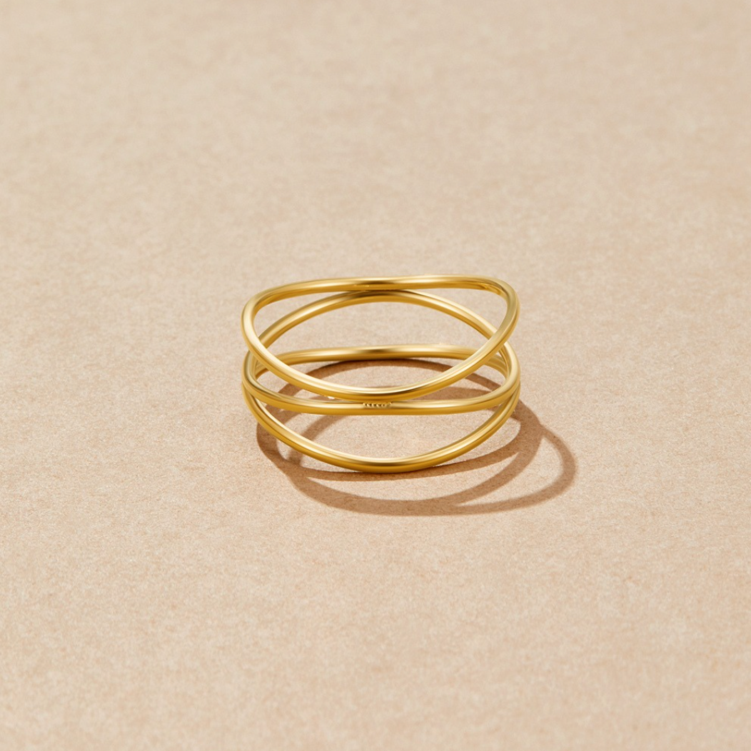 Chris – Bague en Or Boucle Infini