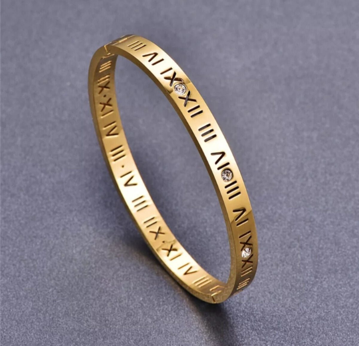 Maximus – Bracelet de Titane avec Numéros Romains