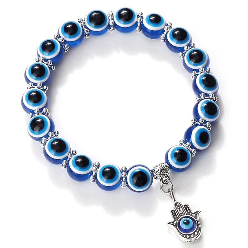 Bracelet de cheville Evil Eye Style Océan - Karma et Chance