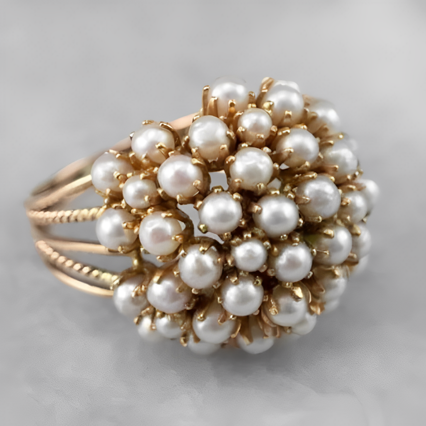 Bree – Bague Ornée de Perles Incrustées