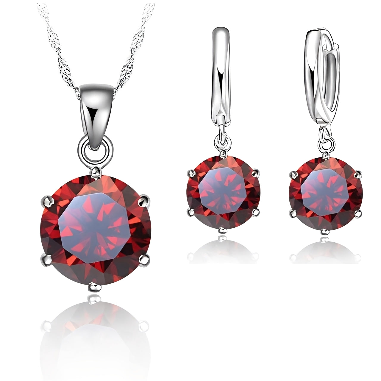 Sylvaine – Parure Élégante en Cristal