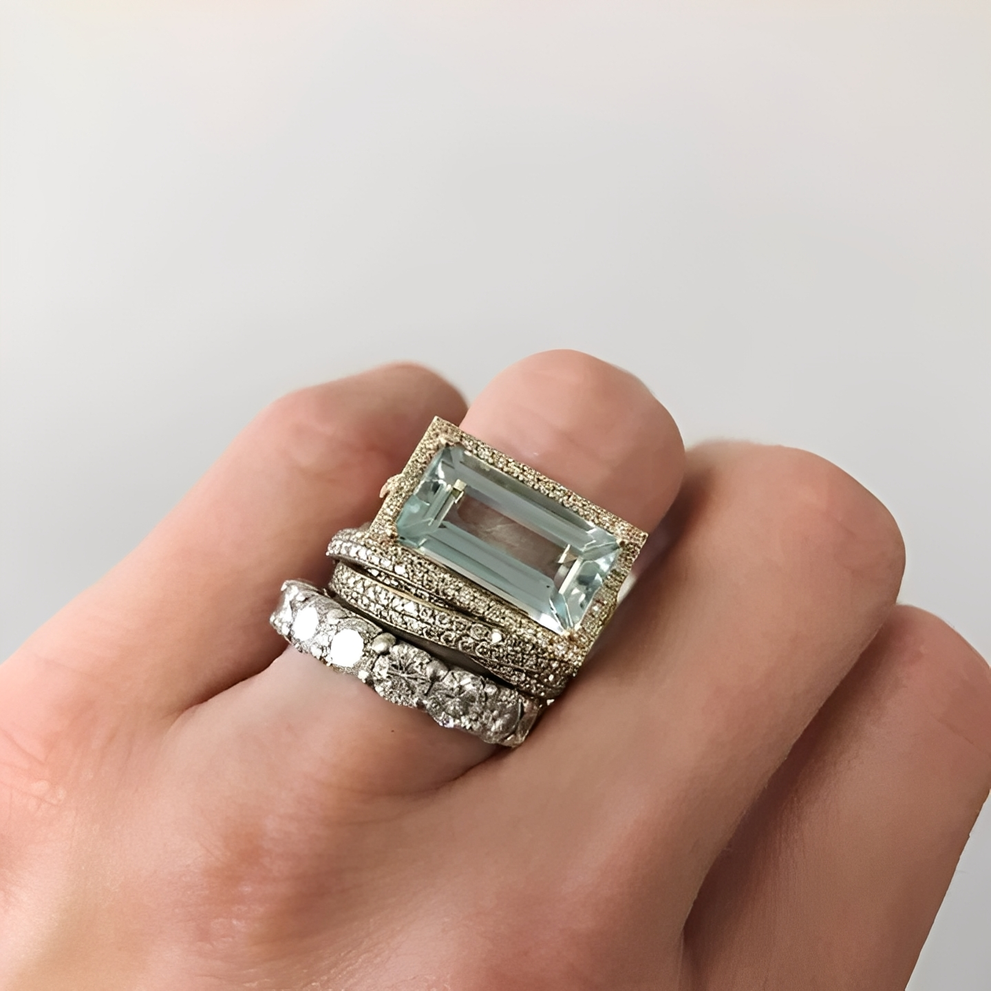 Ailyn – Ensemble de Bagues Argent Vintage