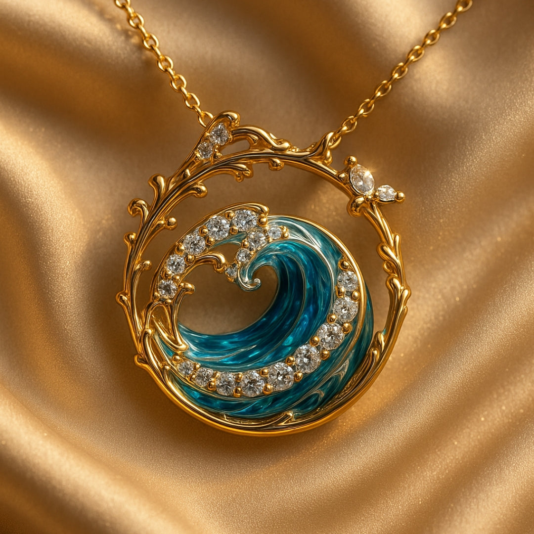Oceana – Collier Minimaliste Doré au Charme Marin