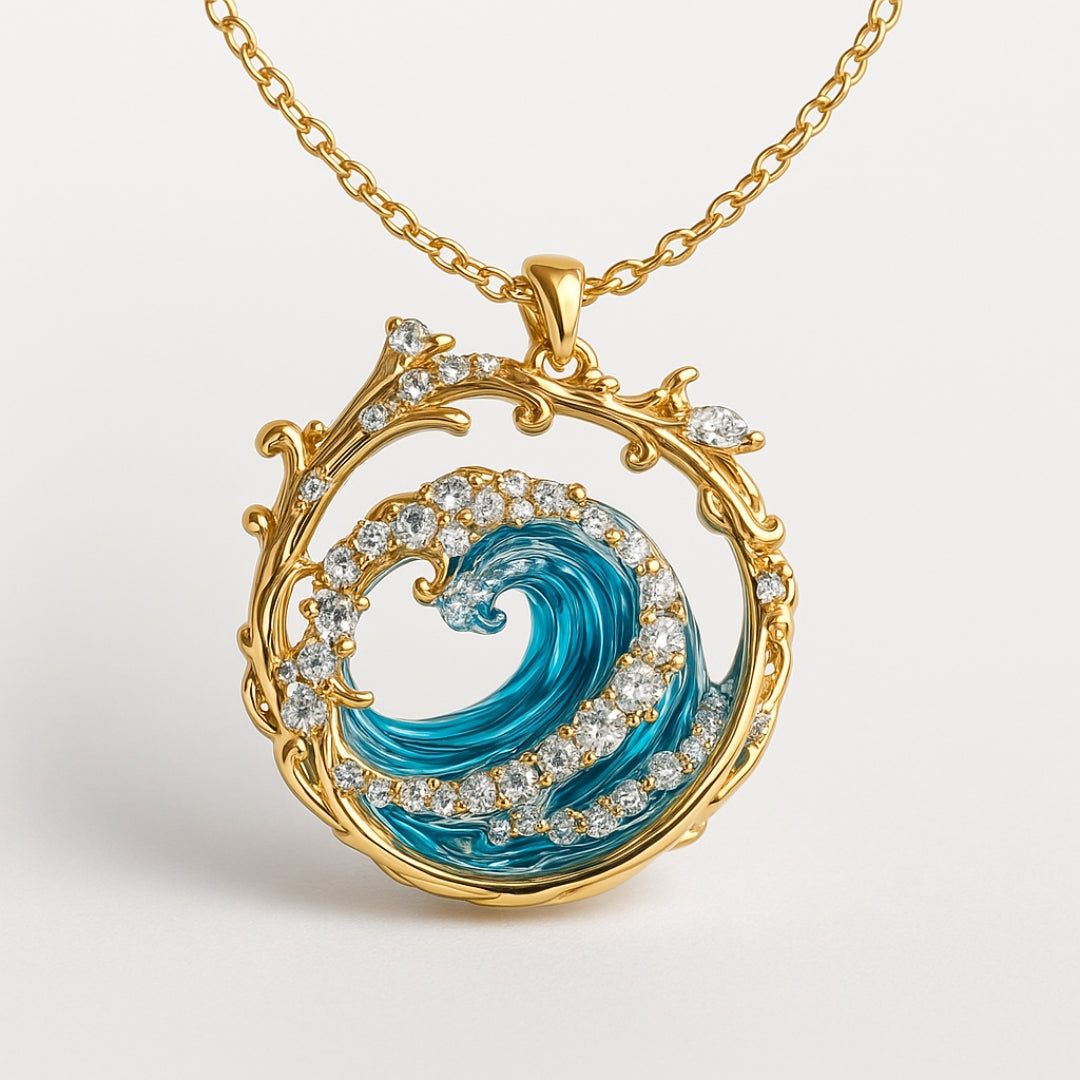 Oceana – Collier Minimaliste Doré au Charme Marin