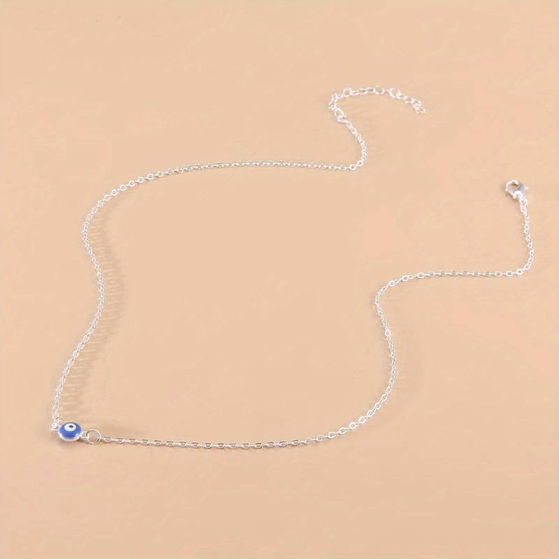 Collier Vintage Œil Maléfique Bleu - Collier avec l'Œil du Mal