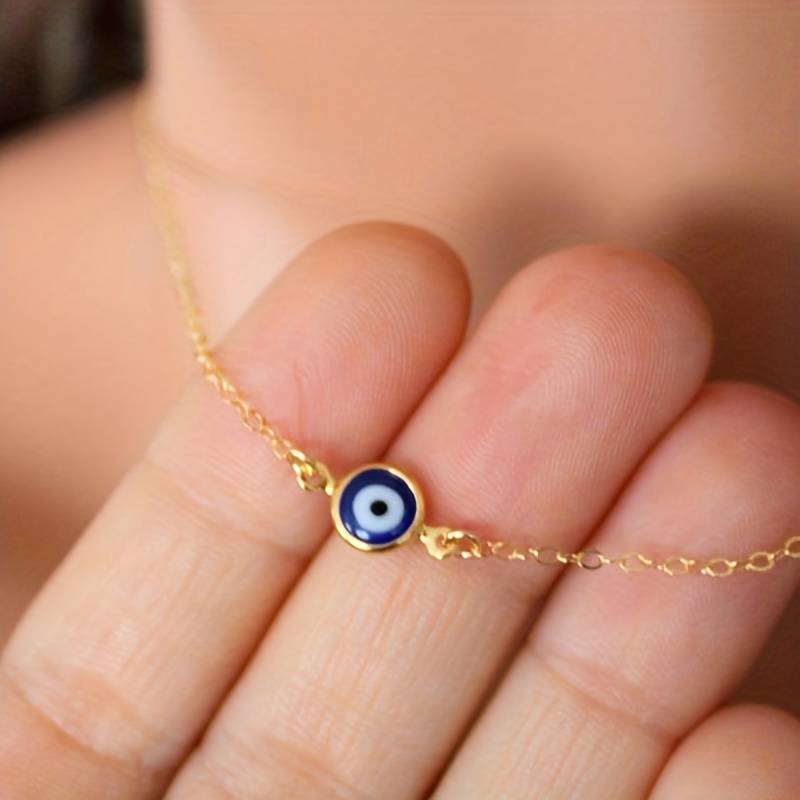 Collier Vintage Œil Maléfique Bleu - Collier avec l'Œil du Mal