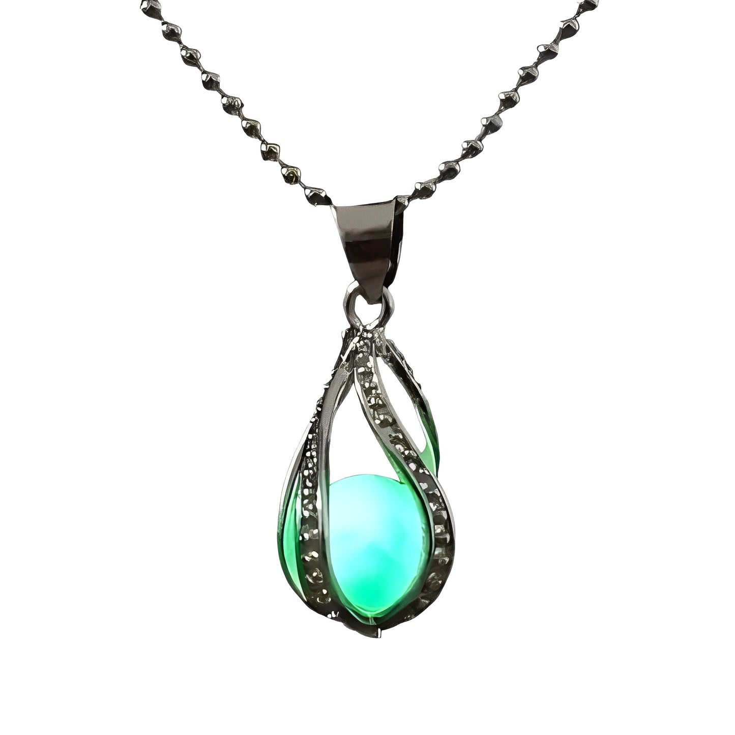 Arielle – Collier Goutte Lumineuse de Sirène