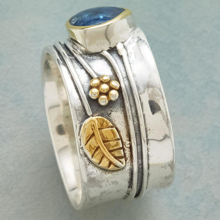 Harmonique Gem - Bague de méditation bohémienne en pierres précieuses