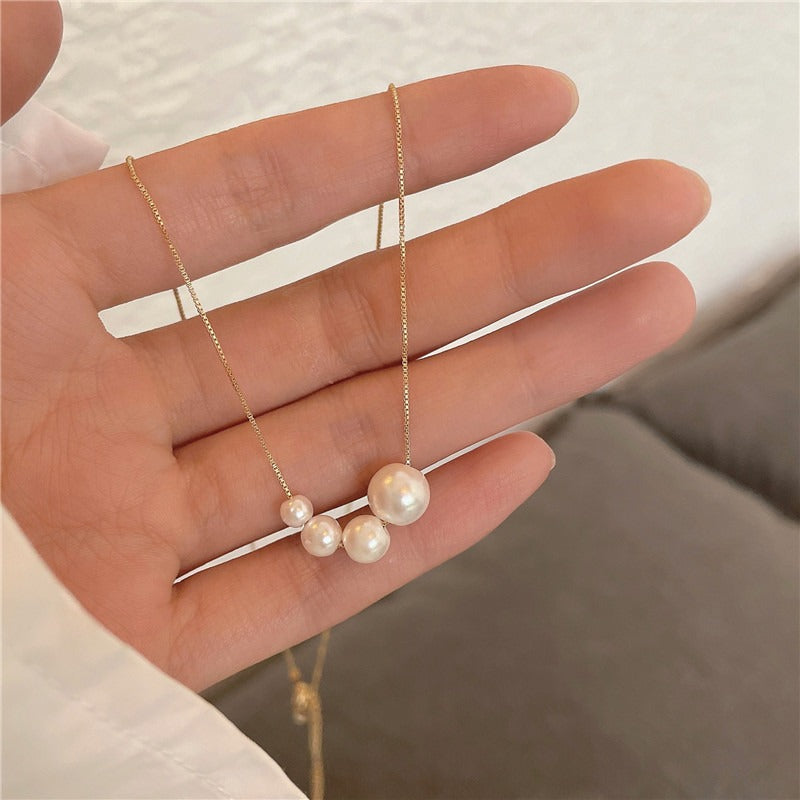 Miya – Collier Doré avec Perle d’Eau Douce