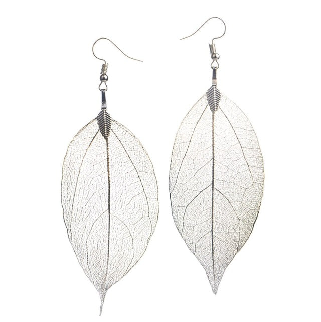 Larah – Boucles d’Oreilles Feuilles Style Bohème
