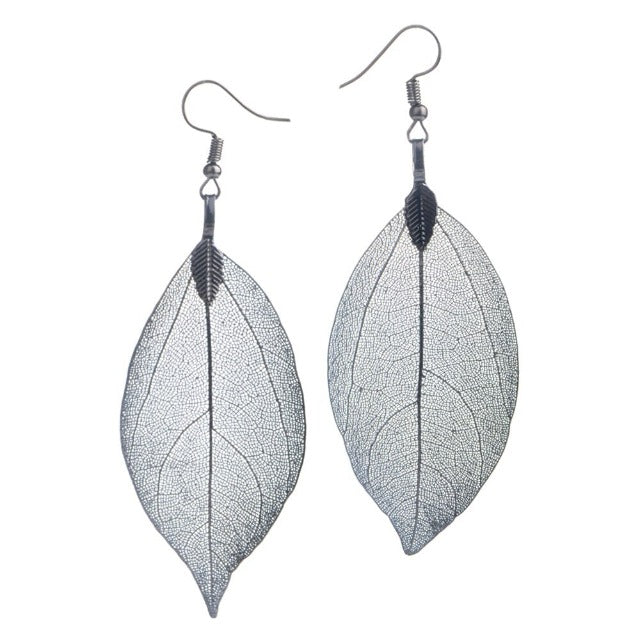 Larah – Boucles d’Oreilles Feuilles Style Bohème