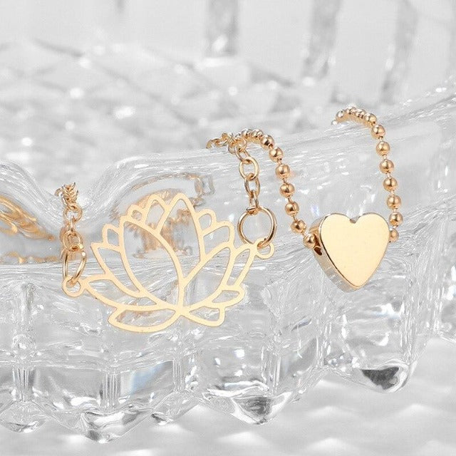 Ayumi – Bracelet Fleur de Lotus Spirituel