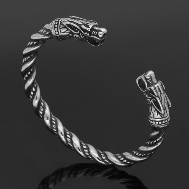 Bjorn – Bracelet Torque Viking Forgé