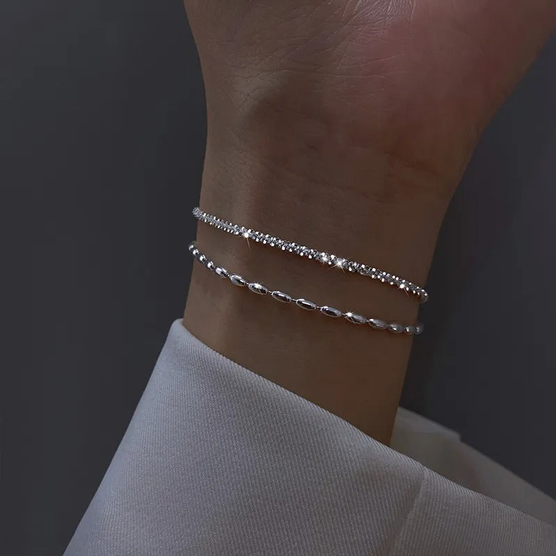 Kylie – Bracelet Glamour Étincelant en Zircon