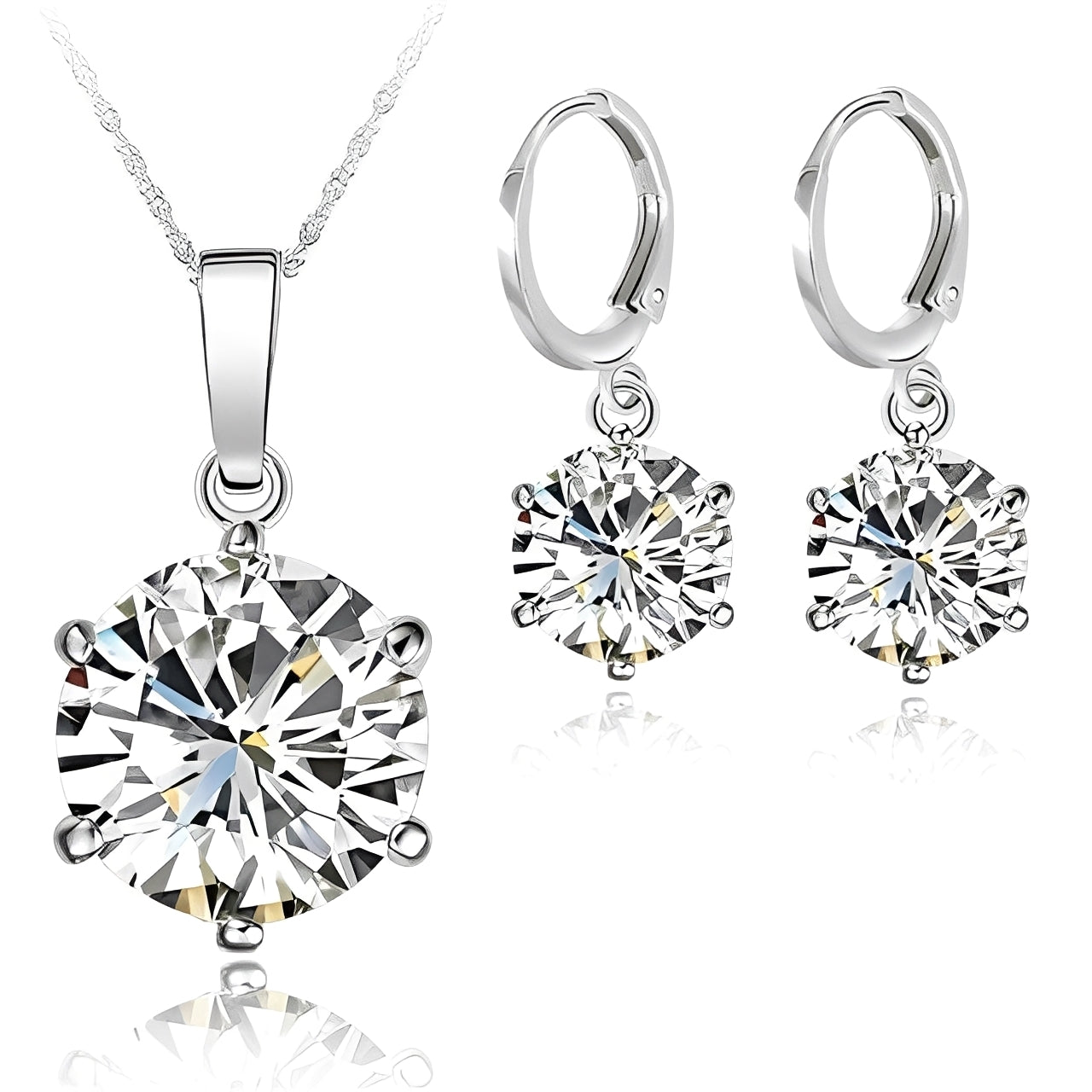 Sylvaine – Parure Élégante en Cristal
