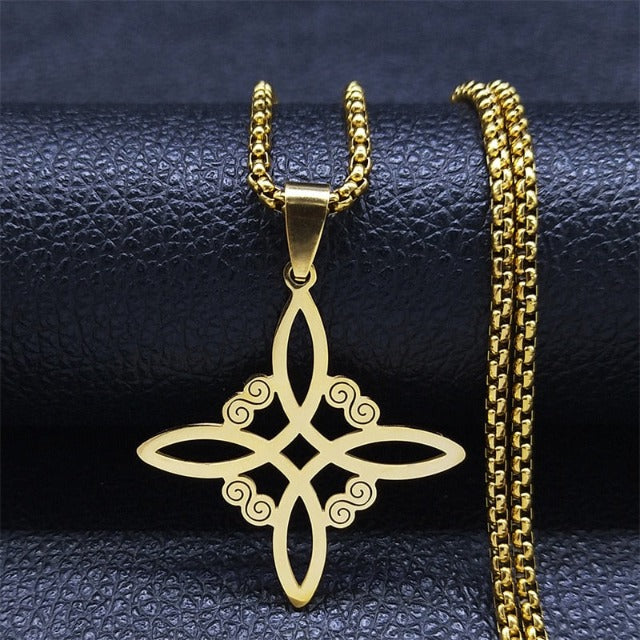 Morwen – Collier Noeud de Sorcière Protecteur