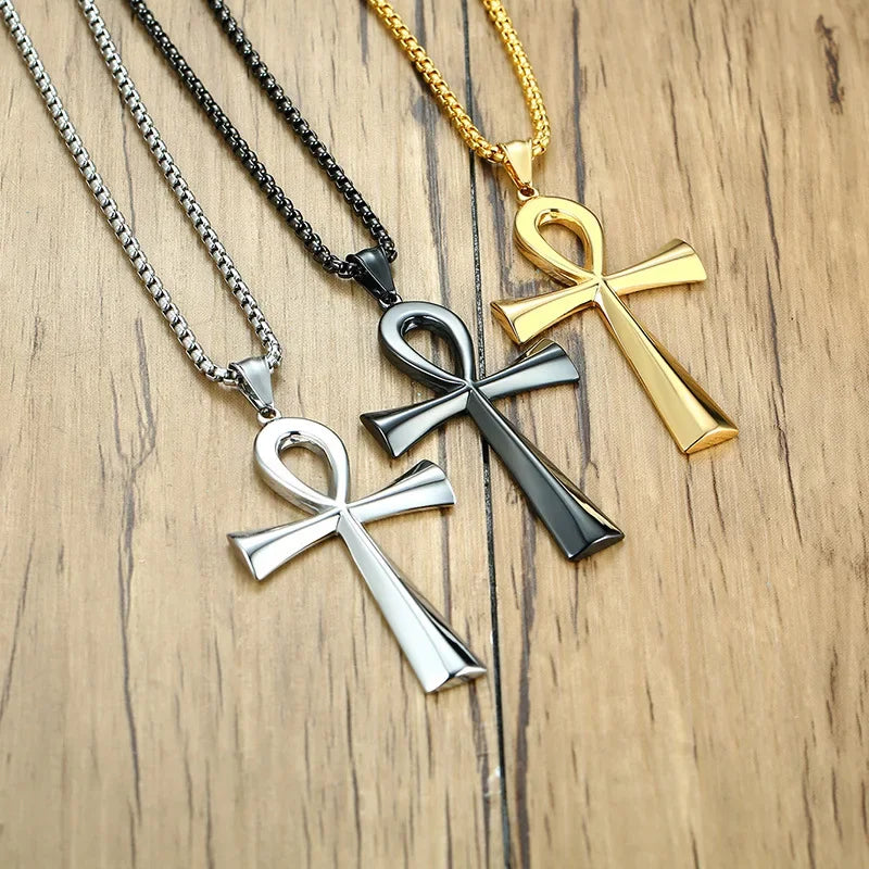 Nefertari – Collier Croix de Vie Égyptienne