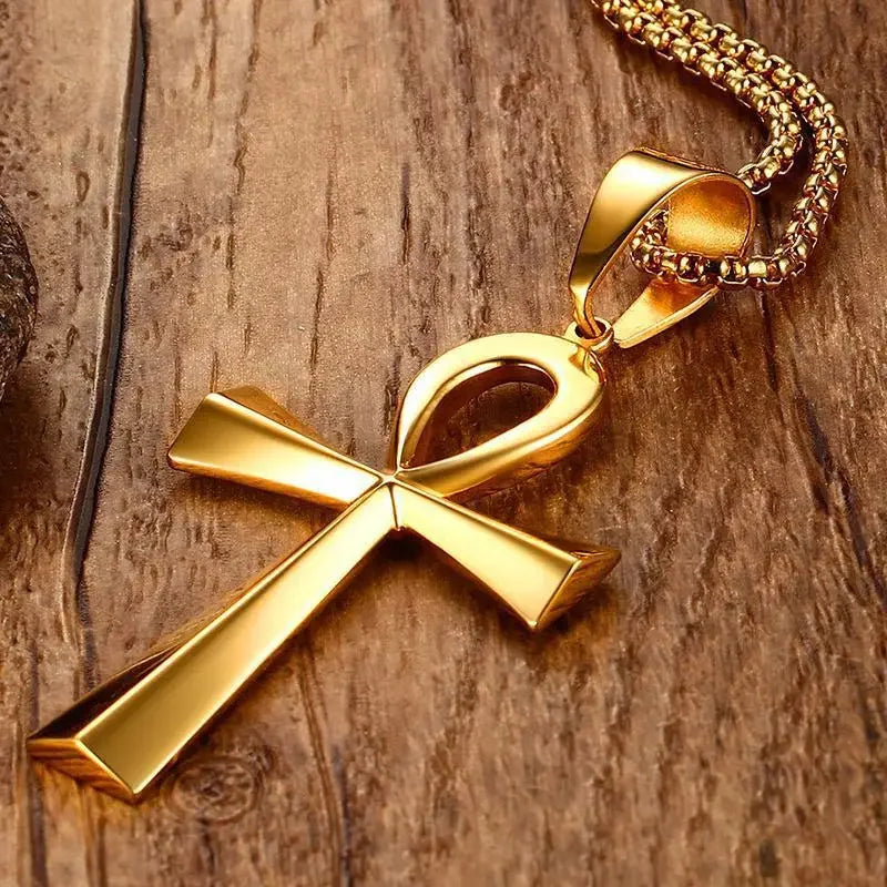 Nefertari – Collier Croix de Vie Égyptienne