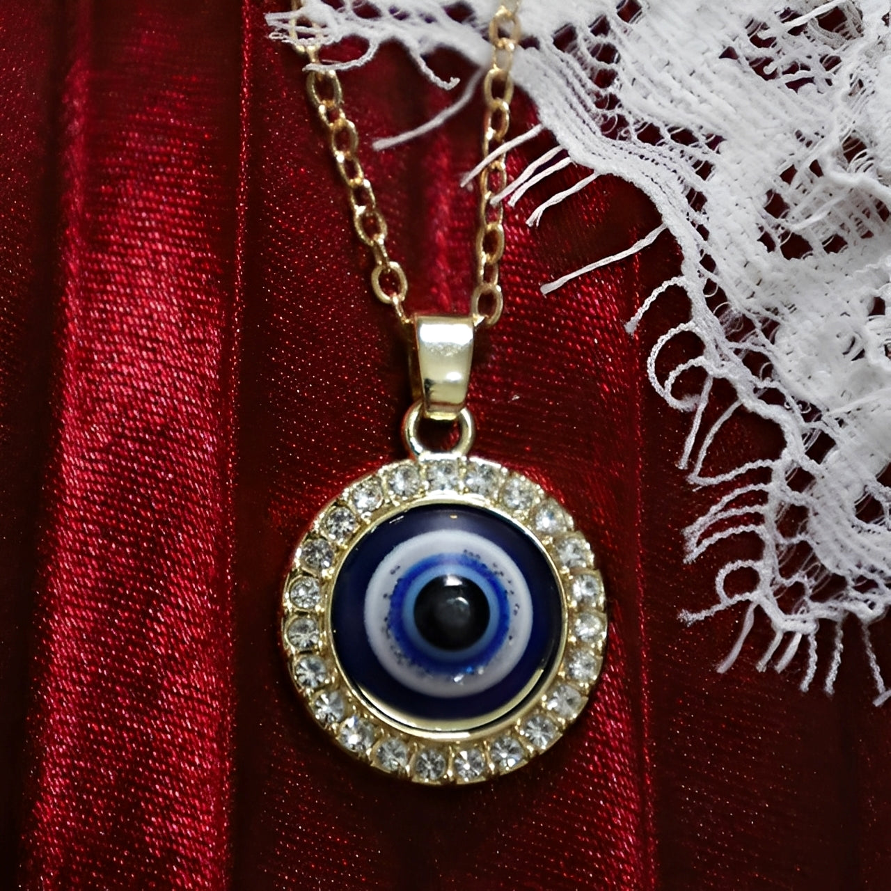 Eleni – Collier Protecteur Œil Bleu Matiasma