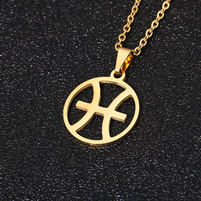 Astra – Collier Zodiaque avec Pendentif 12 Constellations