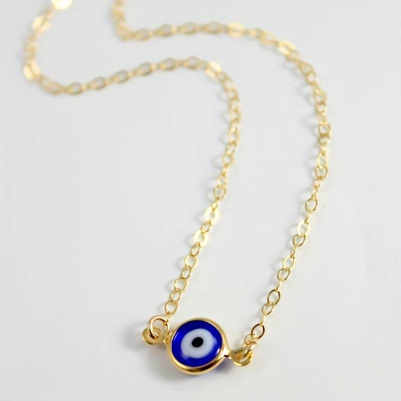 Collier Vintage Œil Maléfique Bleu - Collier avec l'Œil du Mal