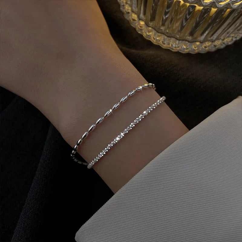 Kylie – Bracelet Glamour Étincelant en Zircon