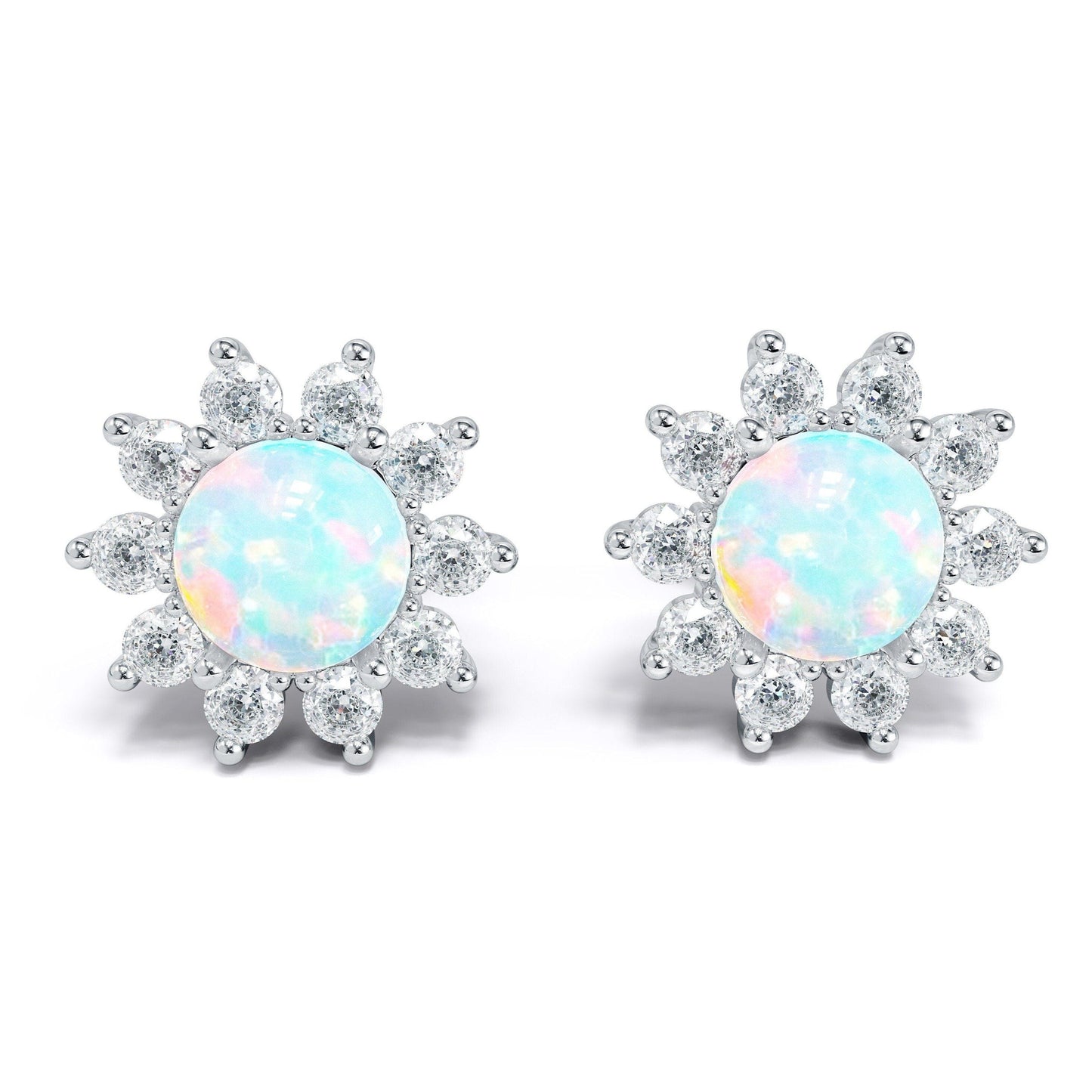 Hermione – Boucles Raffinées Opale de Feu Blanche