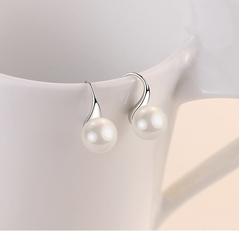 Cess - Boucles d’Oreilles Vintage Élégance en Perles