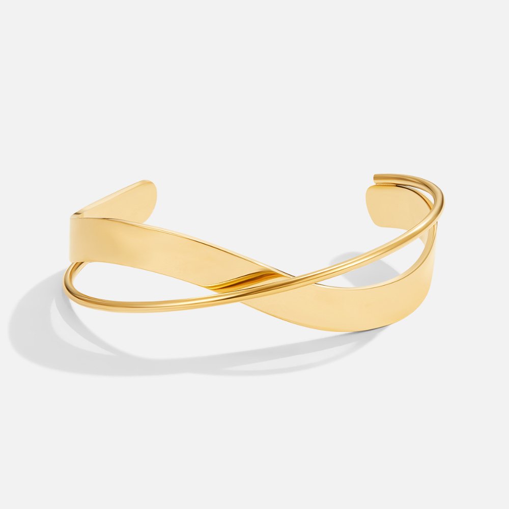 Arielle – Bracelet Jonc Doré Élégant