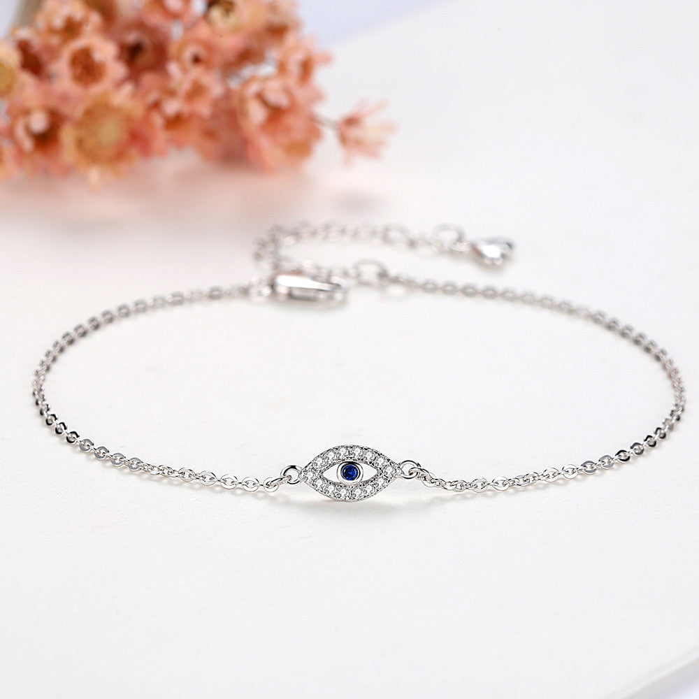 Bracelet Maillons Doré Œil Maléfique