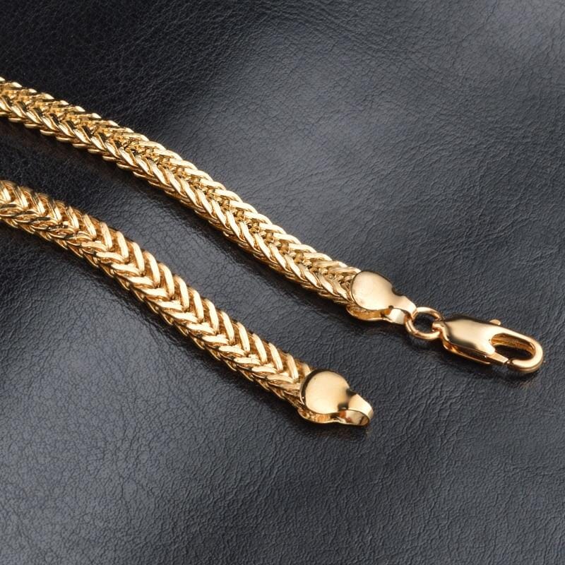 Camille – Collier Lisse Exquis Plaqué Or 18K