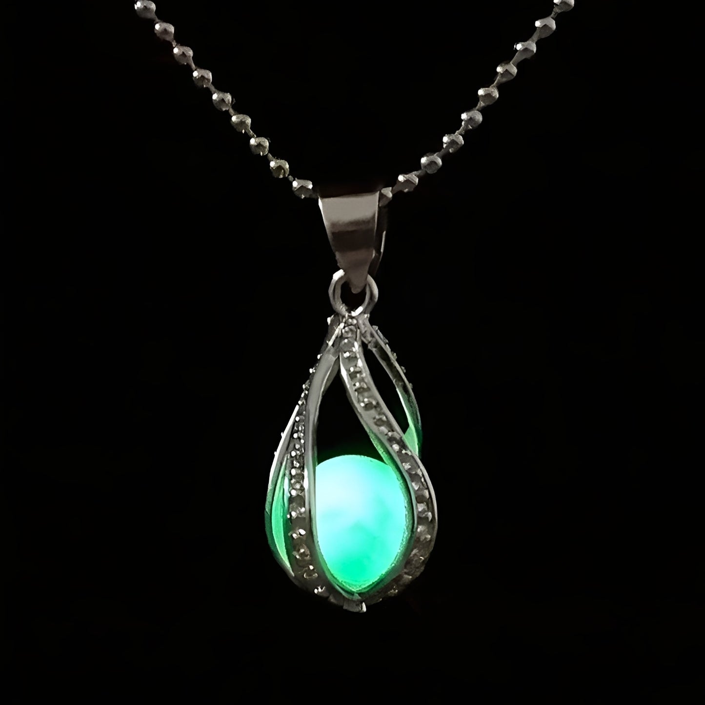 Arielle – Collier Goutte Lumineuse de Sirène