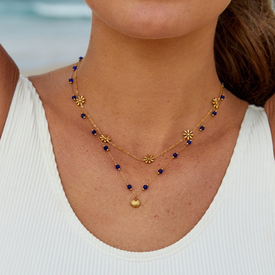 Joyce – Collier Fleur en Or 18K