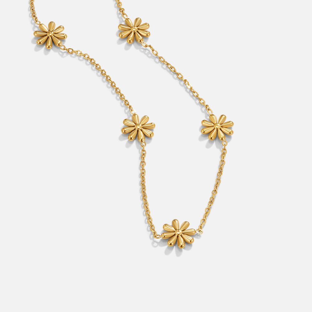 Joyce – Collier Fleur en Or 18K