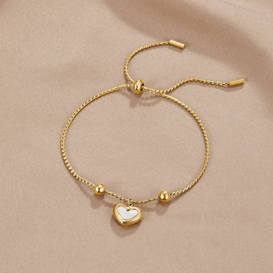 Adelina – Bracelet Cœur Amour Éternel