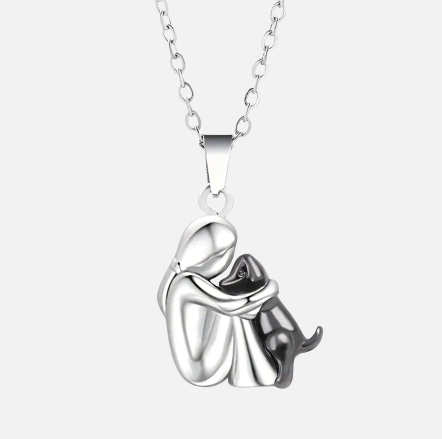 Lumière – Collier avec Pendentif Câlin