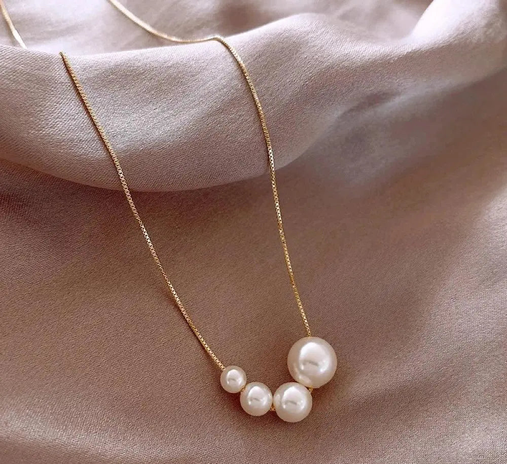 Miya – Collier Doré avec Perle d’Eau Douce