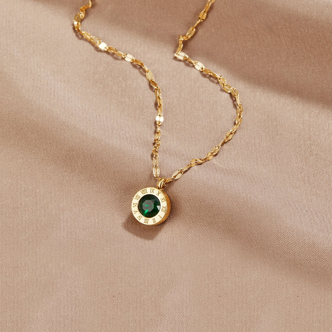 Jihyo – Collier Cristal Vert