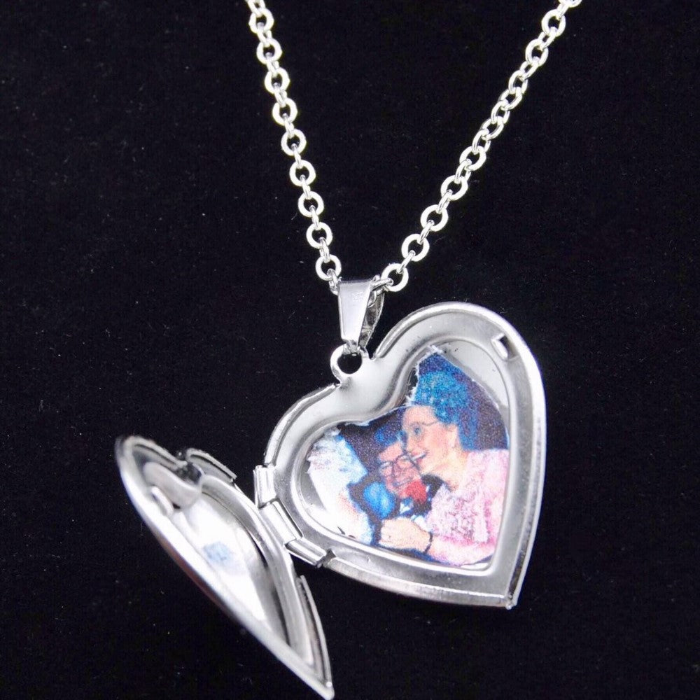 Collier Médaillon Cœur - Médaillon Antique