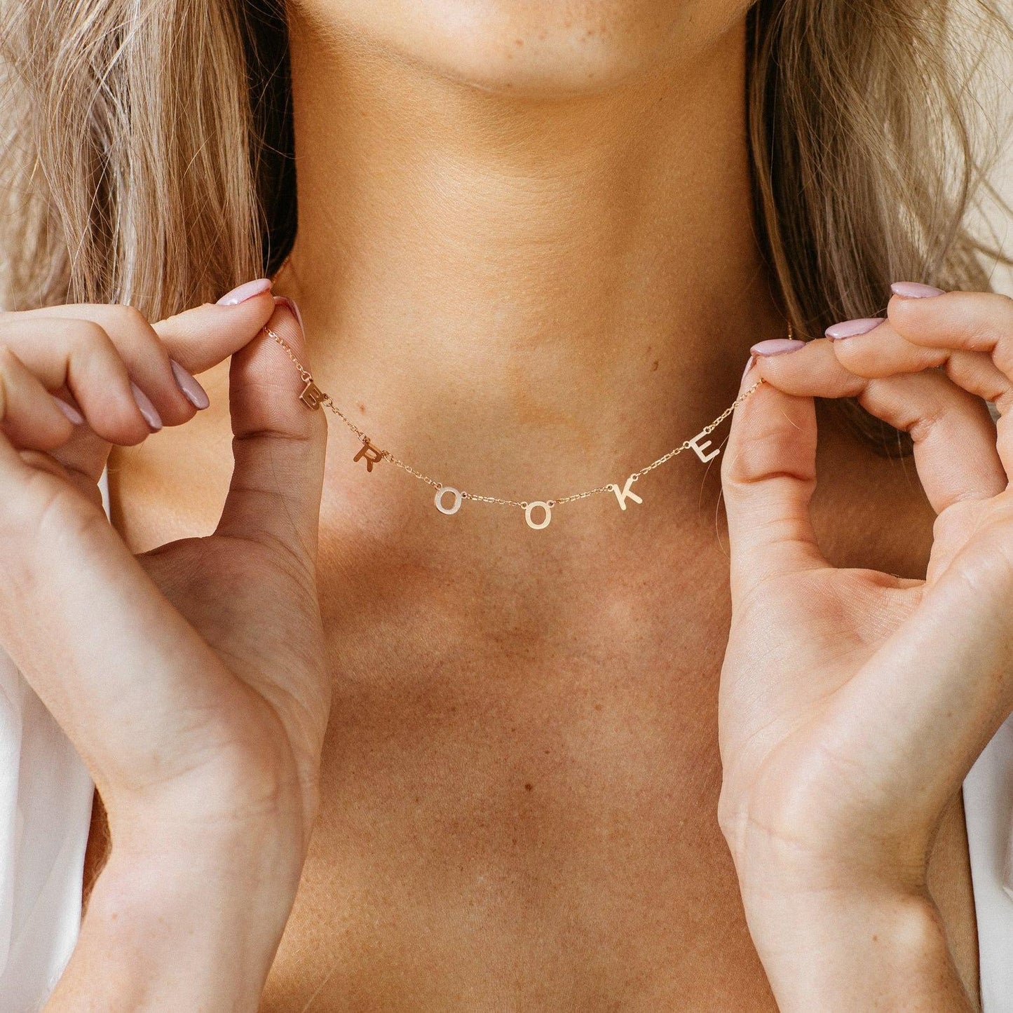 Collier prénom avec lettres – Collier personnalisé avec nom