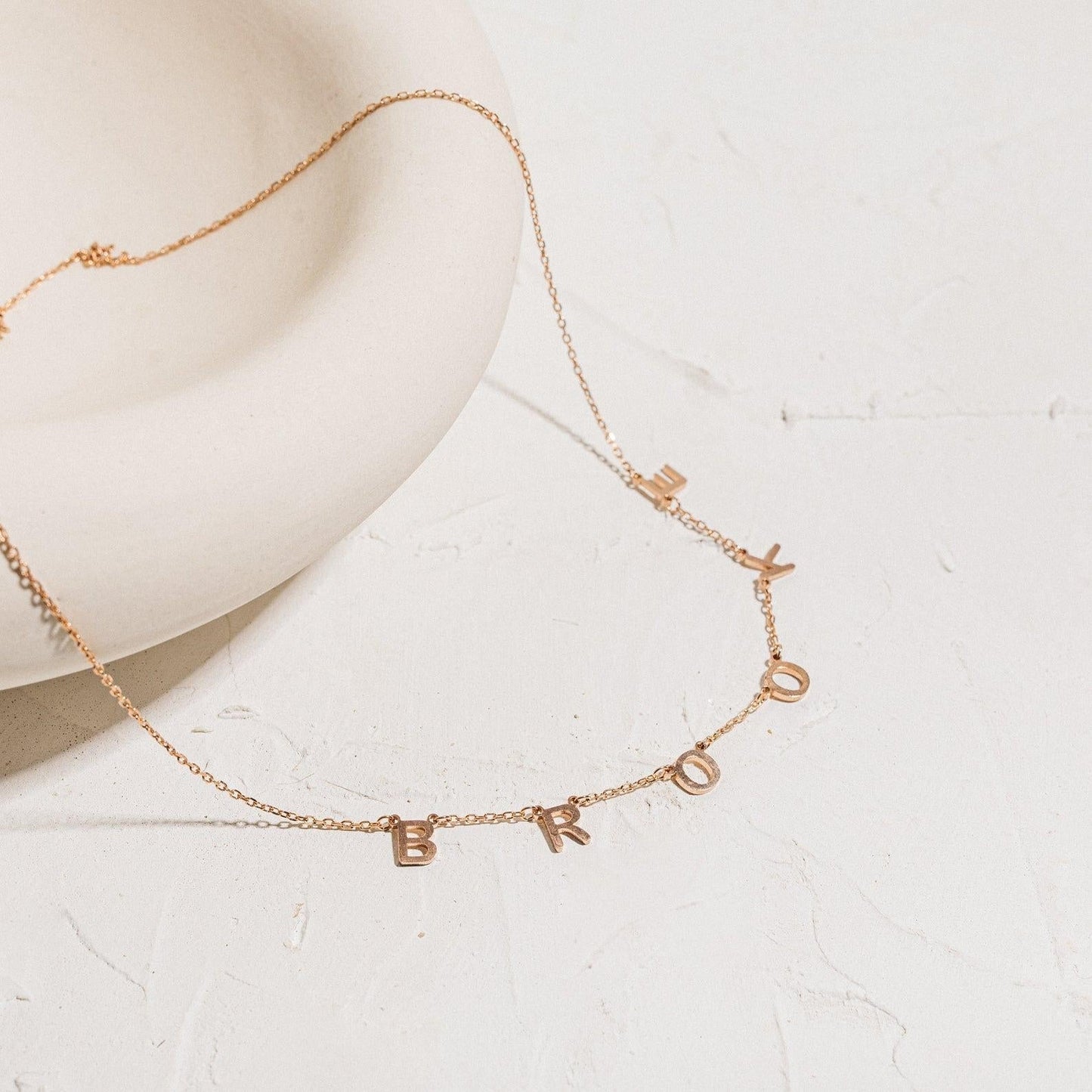 Collier prénom avec lettres – Collier personnalisé avec nom