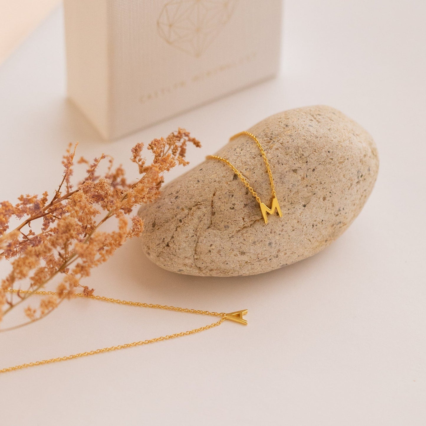 Collier délicat avec initiales – Collier élégant avec lettre