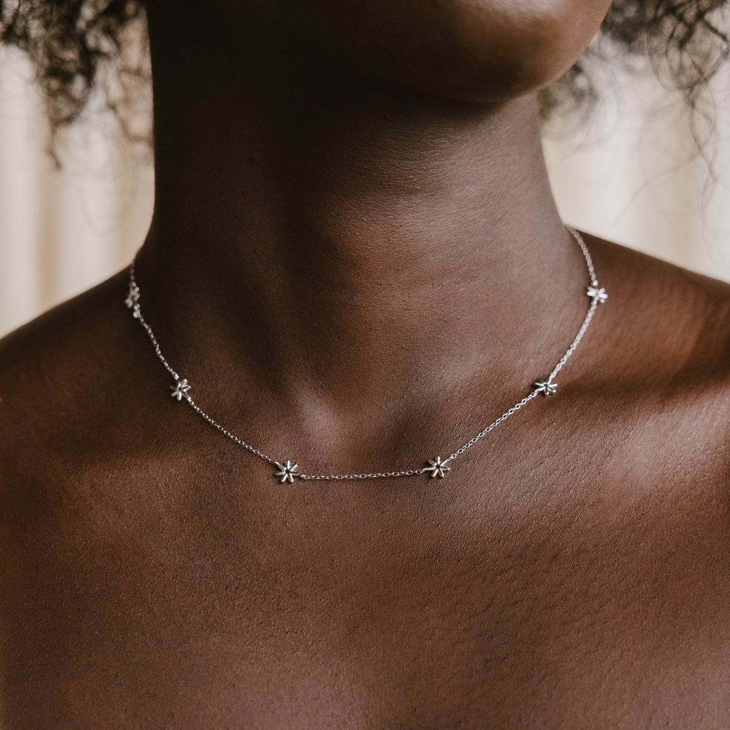 Collier Fleurs d'Enfance - Collier Perles Marguerites