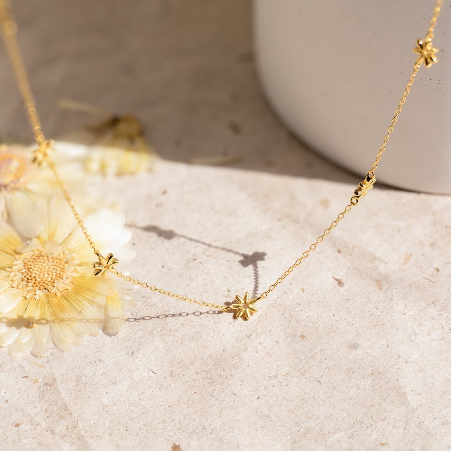 Collier Fleurs d'Enfance - Collier Perles Marguerites