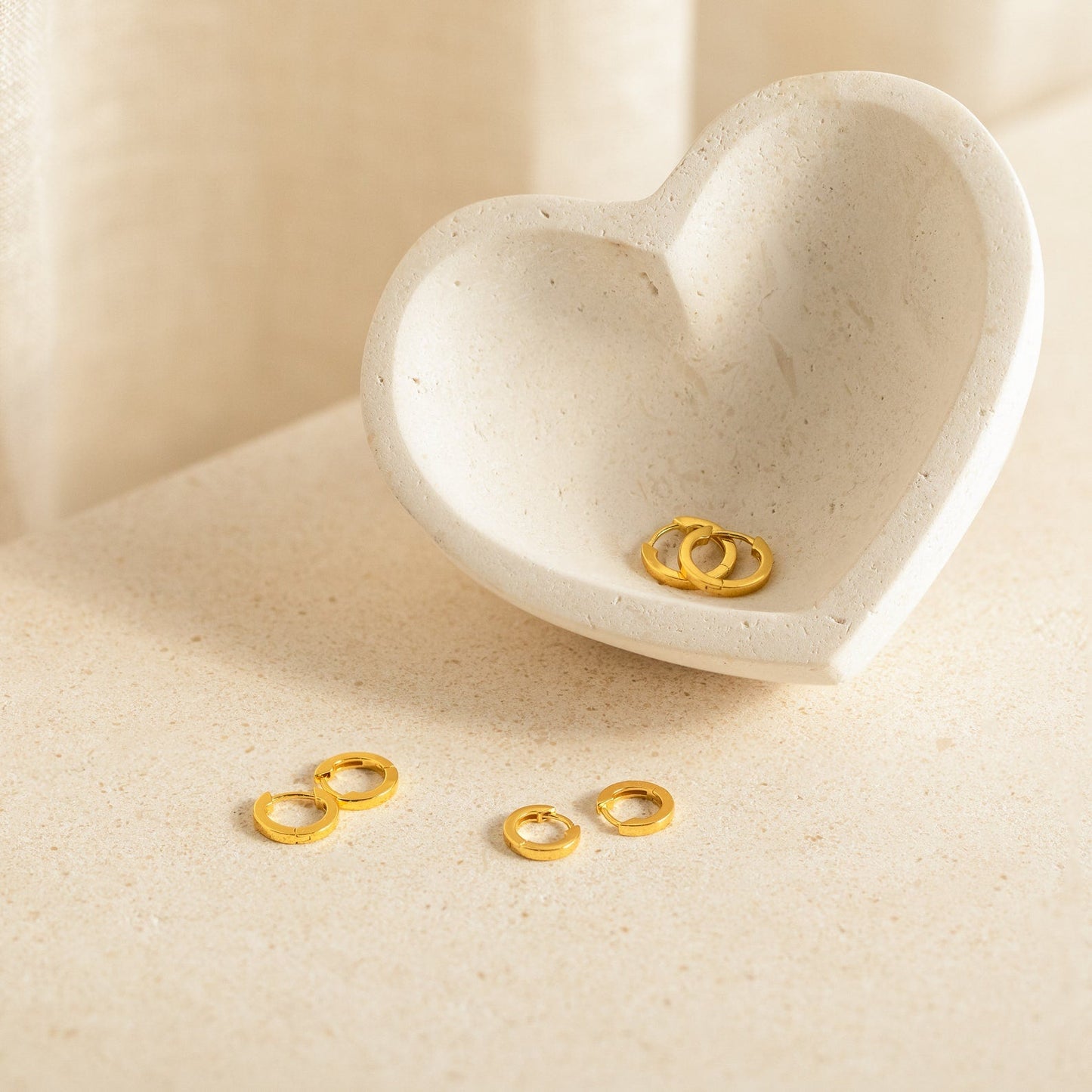 Mini créoles élégantes - Boucles d'oreilles à boucle
